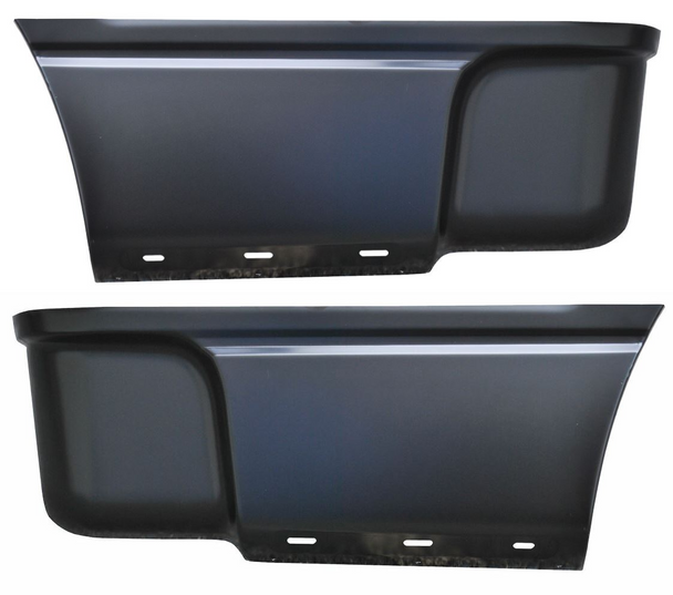 Lh Rh 2004-2008 Ford F150 Pickup Bedside Lower Rear Sections (Without Molding Holes)