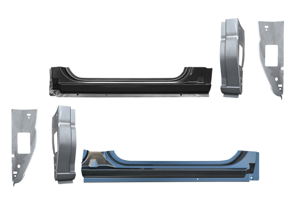 1992-2024 Ford E-Series Cutaway Van Rocker Panel & Cab Corner SET 1992-2024 Ford E-Series Cutaway Van Rocker Panel & Cab Corner SET