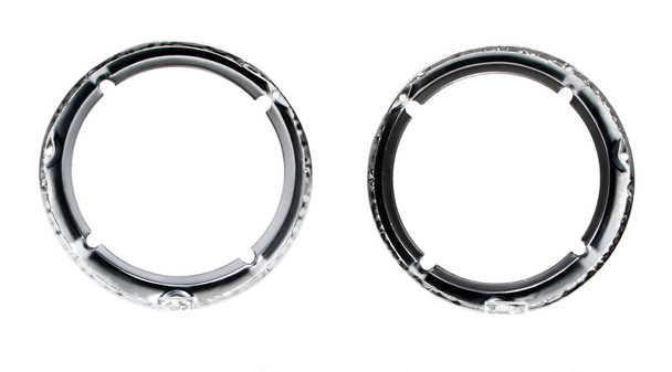 1971-1977 Bronco Headlight Bezels in Chrome Sold as a Pair