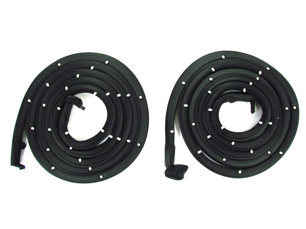 1955-1957 Bel Air Front Door Weatherstrip Seal Kit Fits 2 Door Hardtop & Convertible