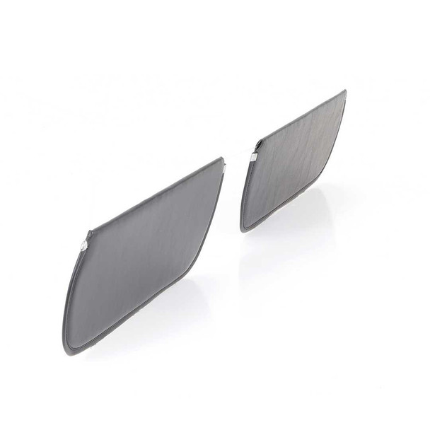 Black Sun Visor and Chrome Rod 4 Pc Set- 73-91 Chevy GMC Truck
