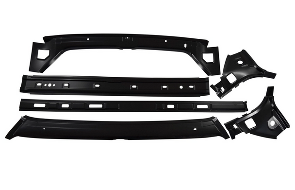 1968-1972 Nova Inner Roof Panel Brace Kit  For 2 Door Coupe