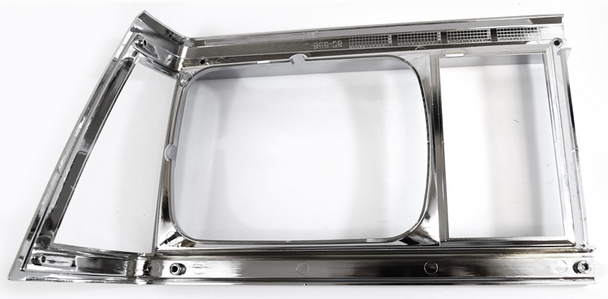 Lh - 1981 Malibu & Elcamino Chrome Headlight Bezel