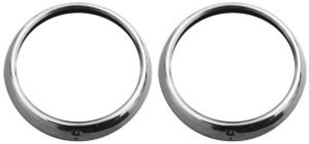 1947-1955 Chevy & Gmc Pickup & 1949-1952 Bel-Air Stainless Steel Headlight Bezels (Sold As A Pair)