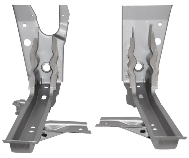 1962-1967 Chevy Nova Firewall To Floor Braces (Sold As A Pair)