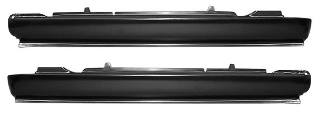 1972-1993 Dodge Ram Oe Style Outer Rocker Panel Set With Rear Corner img