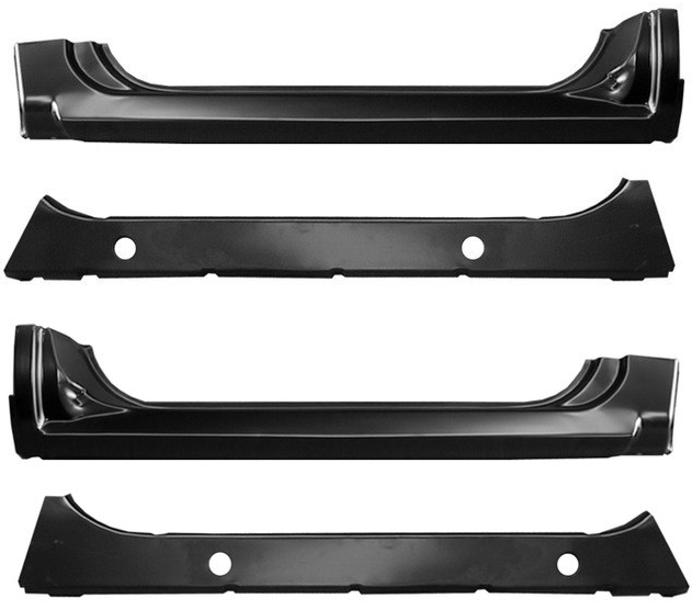 1988-1998 Chevy Gmc Truck Oe Style Rocker Panel Cab Repair Kit 4 Piece Set img