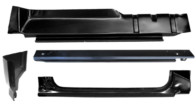 Rh 1987-96 and 97-98 f250hd f350 Ford Pickup 4 Pc Cab Repair Kit 2 Dr Std Cab img