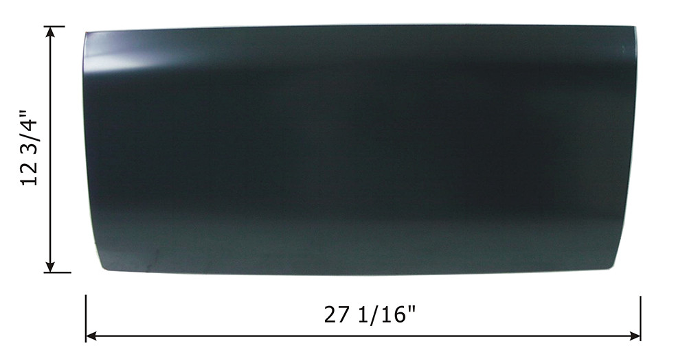 Lh 1999-2006 Chevy Gmc Pickup Rear Door Skin 4 Door Extended Cab img