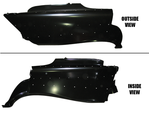 Rh 1957 Chevy Bel Air 4 Door Factory Style Rear Quarter Panel (4 Door ...