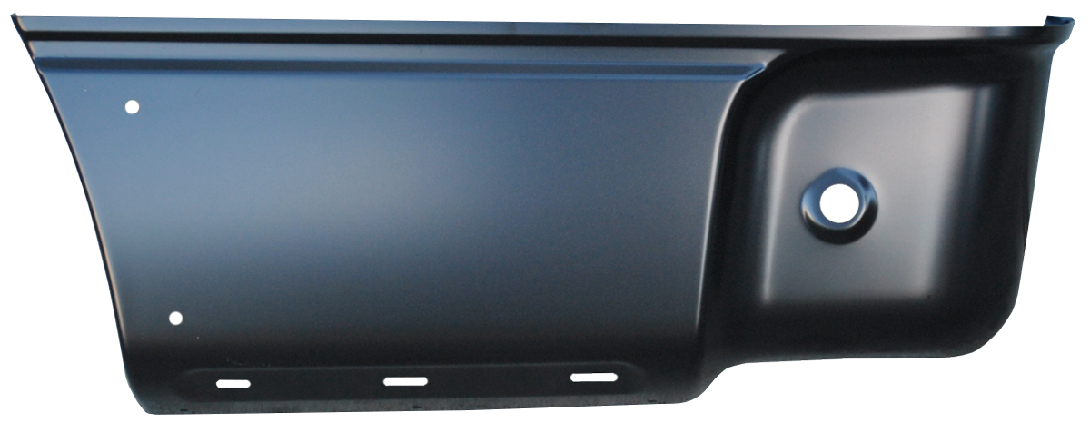 Lh 2004-2014 Ford F150 Pickup Bedside Lower Rear Section With Molding Holes img