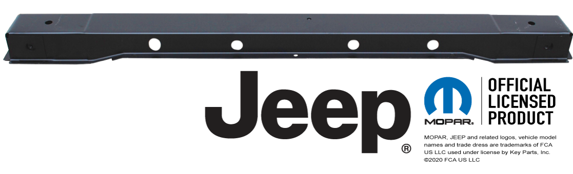 1987-2006 Wrangler YJ and TJ OE Style Rear Cross Sill img