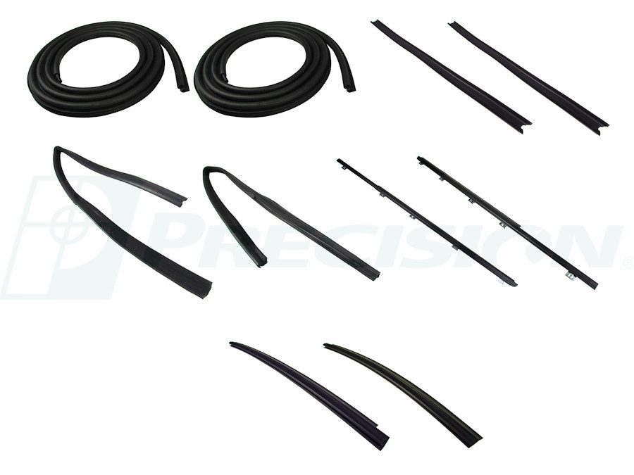 1984-1996 Jeep Cherokee Door Weatherstrip Kit For 2 Door Sport Utility img