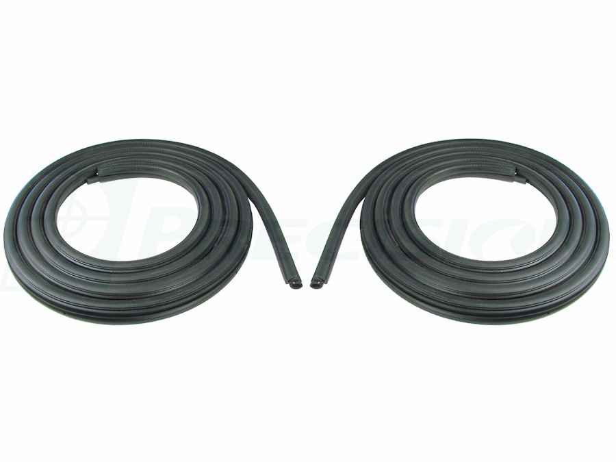 1998-2001 Dodge Ram Pickup Front Door Weatherstrip Set 4 Door Quad Cab img
