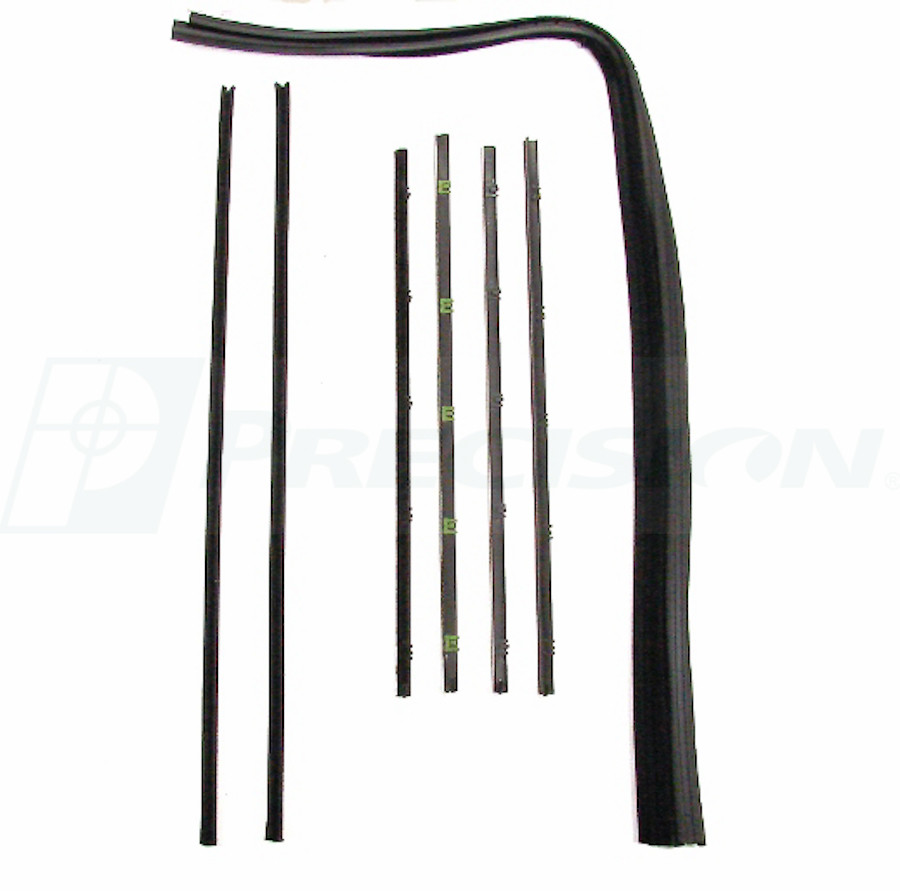 1967-1972 Chevy Gmc Pickup Deluxe Window Felt Weatherstrip Kit img