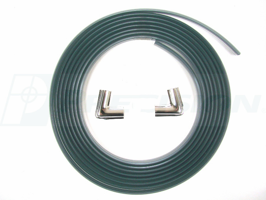 1975-1991 Chevy Gmc Pickup Rear Window Chrome Lockstrip img