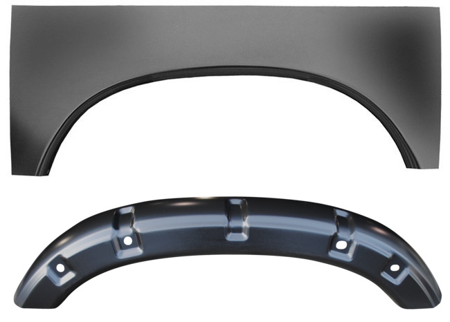 Rh 2002-2008 Dodge Ram Rear Upper Wheelarch Outer Wheelhouse Kit 2 PC Set img