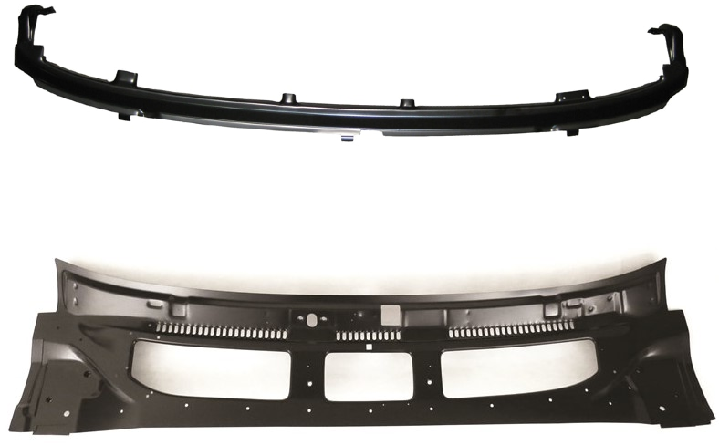 1970-1972 GM A Body Upper Cowl Panel Skin With Windshield Base Channel img