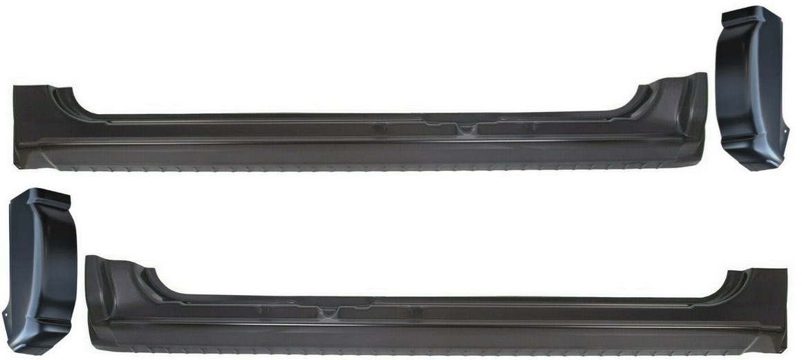 1999-2006 Chevy Gmc Pickup Full Replacement Outer Rocker Cab Corner Set img
