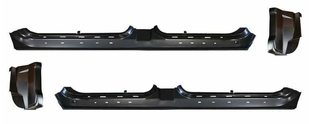 2001-2003 Ford Pickup F150 Rocker Panel Cab Corner Set 4 Door Crew Cab img