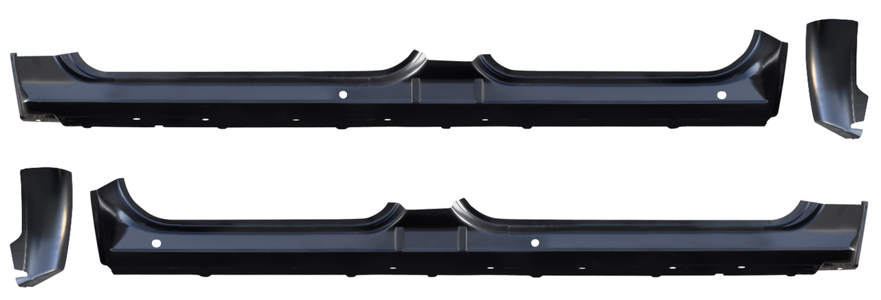 2007-2013 Chevy Gmc Pickup Crew Cab Outer Rocker Panel Cab Corner 4 Pc Set img