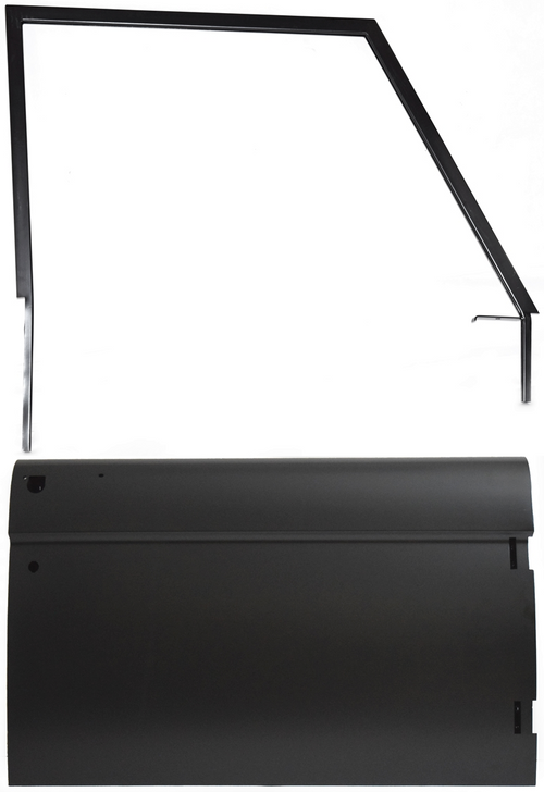 Rh 19681977 Bronco Complete Door Shell With Window Frame Body Shop