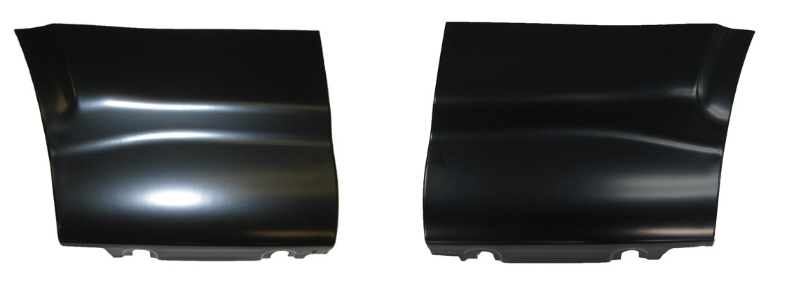 1968-1969 Cutlass 442 Front Fender Rear Sections PAIR Die Stamped! img