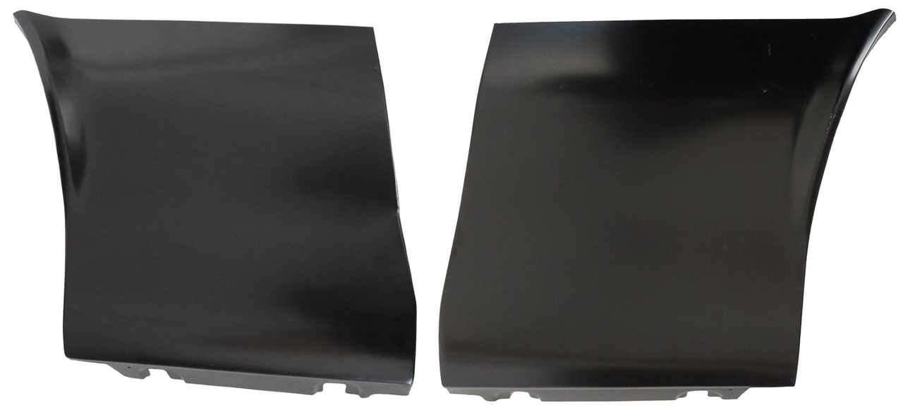 1970-1972 Cutlass 442 Front Fender Lower Rear Sections PAIR Die Stamped! img