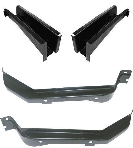 1973-1987 Chevy Gmc Truck Front Floor Cab Mounts Supports 4 Piece Set img