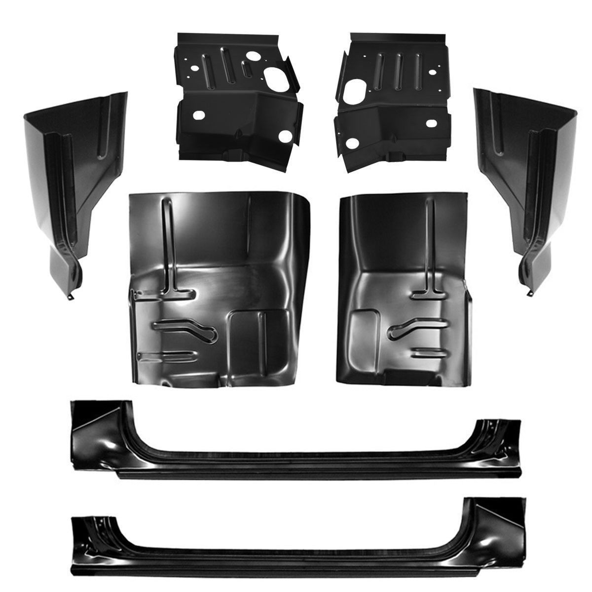 1987-1996 ford pickup 8 piece cab repair kit (2 door standard cab) img