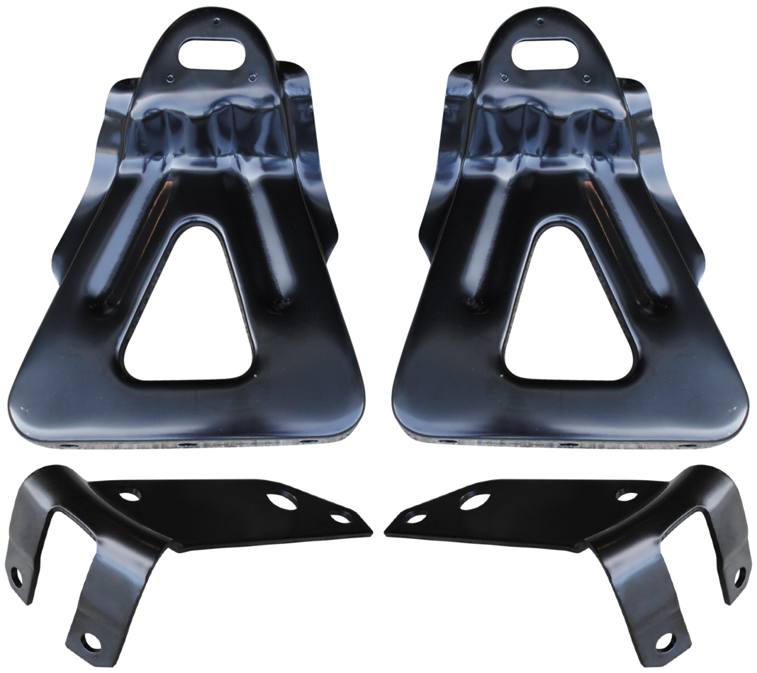 1955 Chevy Bel Air Front Bumper Brackets (Sold As A 4Pc Set) img