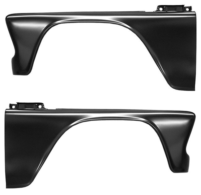 Lh Rh 1960-1966 Chevy & Gmc Truck Steel Front Fenders Sold As A Pair img