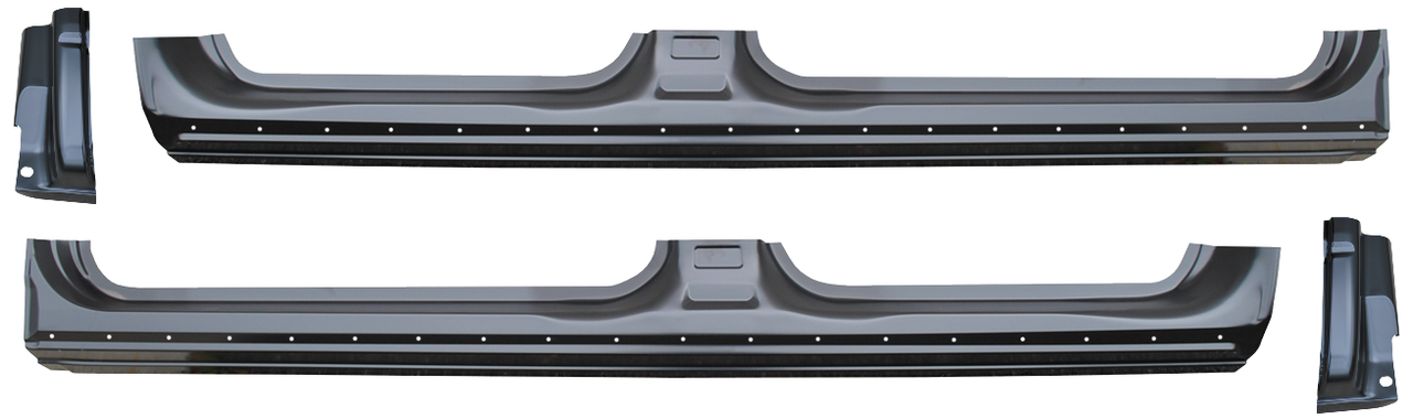 Lh Rh 2009-2014 Ford Pickup F150 Rocker Panels and Cab Corners 4 Dr Crew Cab img