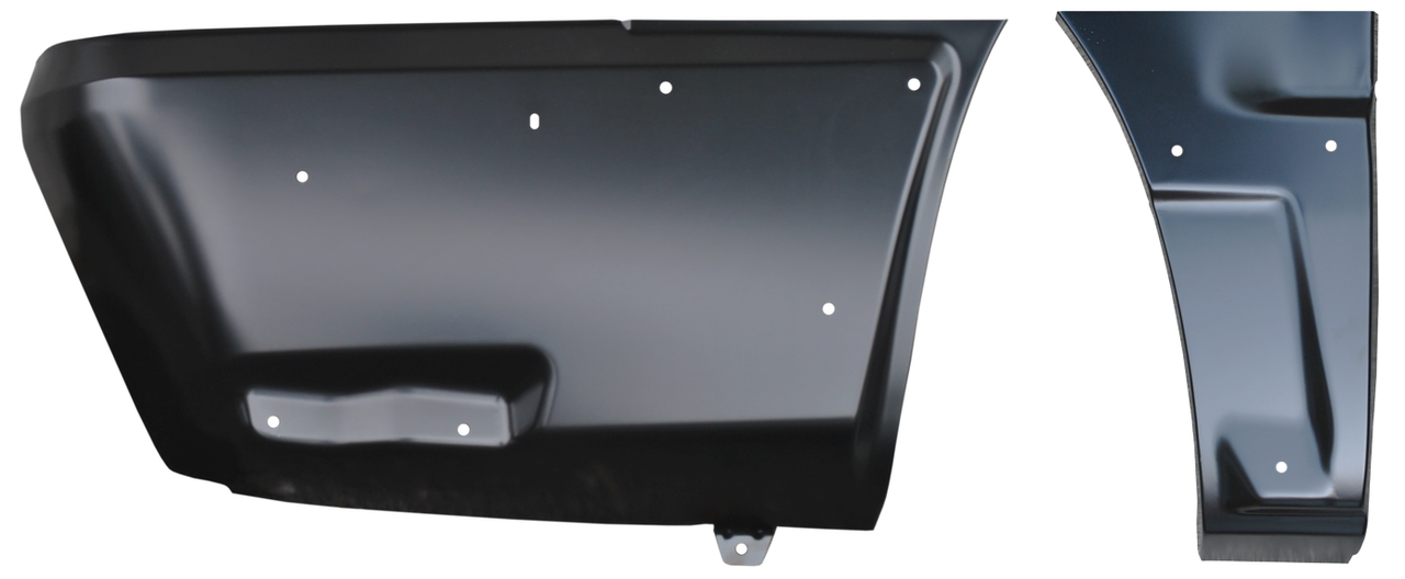 Rh 2002-2006 Chevy Avalanche Rear Quarter Lower Front Rear Section Made Of Steel img