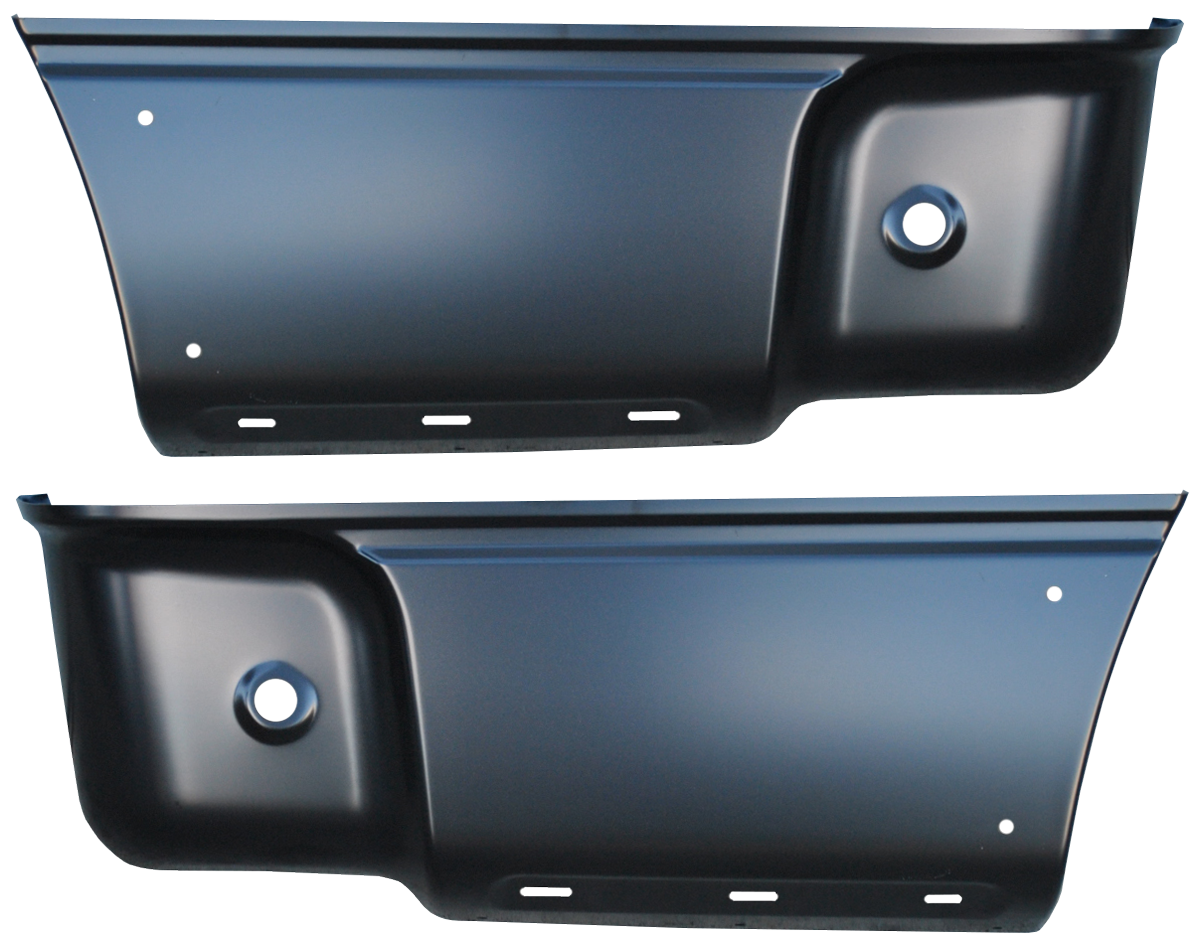Lh Rh 2004-2014 Ford F150 Pickup Bedside Lower Rear Sections With Molding Holes img