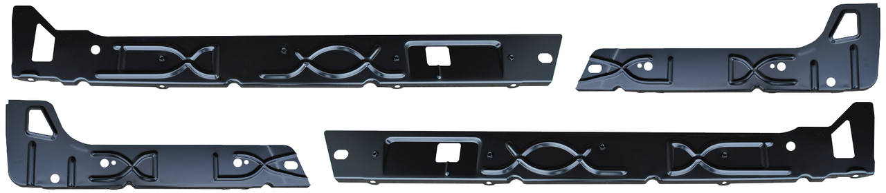 1999-2018 Chevy Silverado GMC Sierra Pickup Inner Rocker SET 4 Door Crew Cab img
