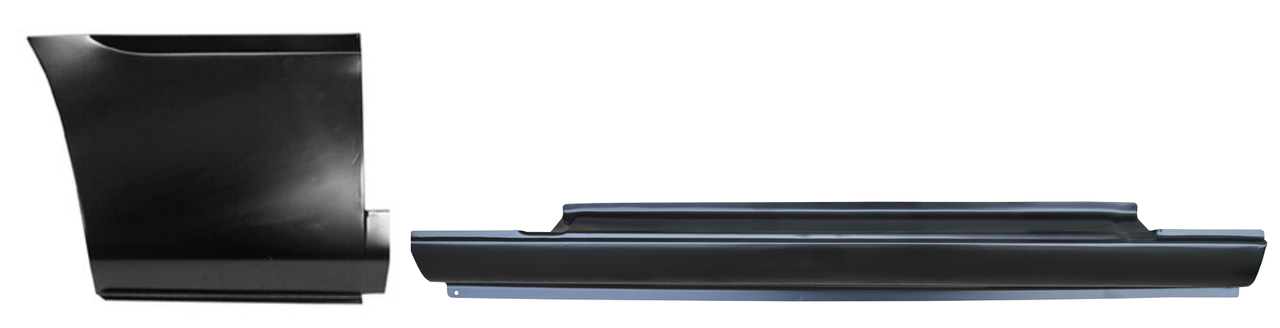 Rh 1972-1993 Ramcharger Trailduster Rocker Panel With Quarter Front Section img