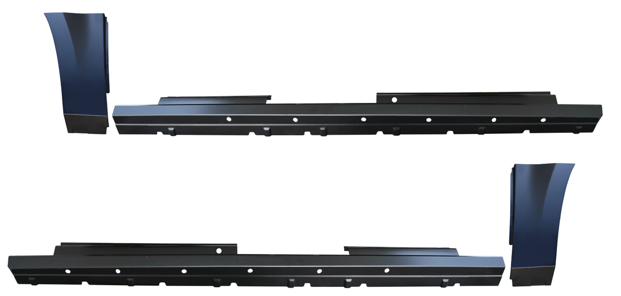 2007-2014 Suburban, Yukon XL, Avalanche, ESV & EXT Slip-on Rocker Dogleg SET img