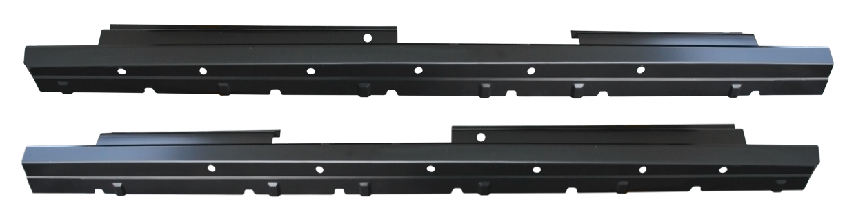 2007-2013 Chevy Gmc Pickup Slip on Rocker Panels 4 dr Crew Cab For Both Sides img
