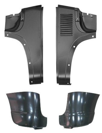1947-1953 Chevy & GMC Pickup Outer Cowls & Fender Patches img