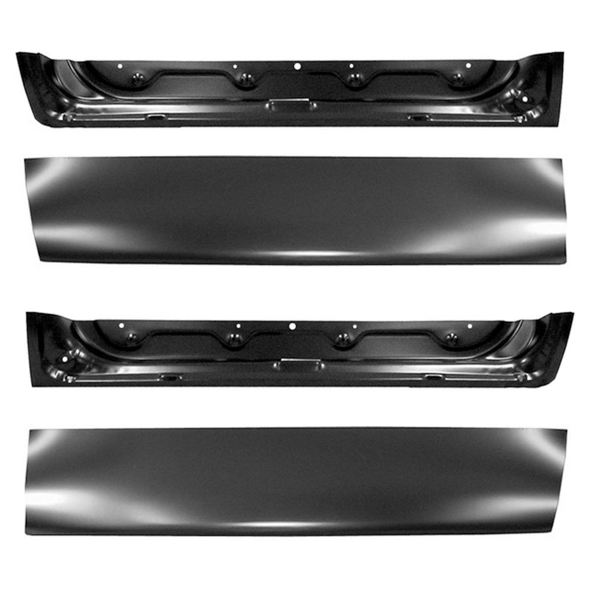 1988-1998 Chevy GMC Pickup Truck Front Door Bottom Inner and Outer Set img
