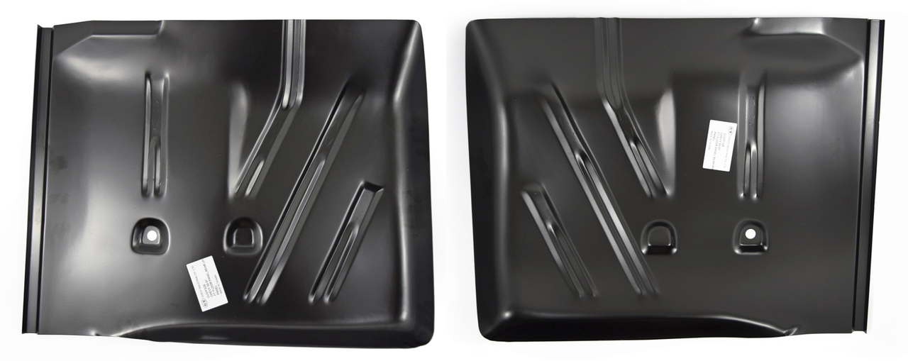 Lh Rh 1955-1957 Chevy Rear Floor Pan Patch set Except Convertible img