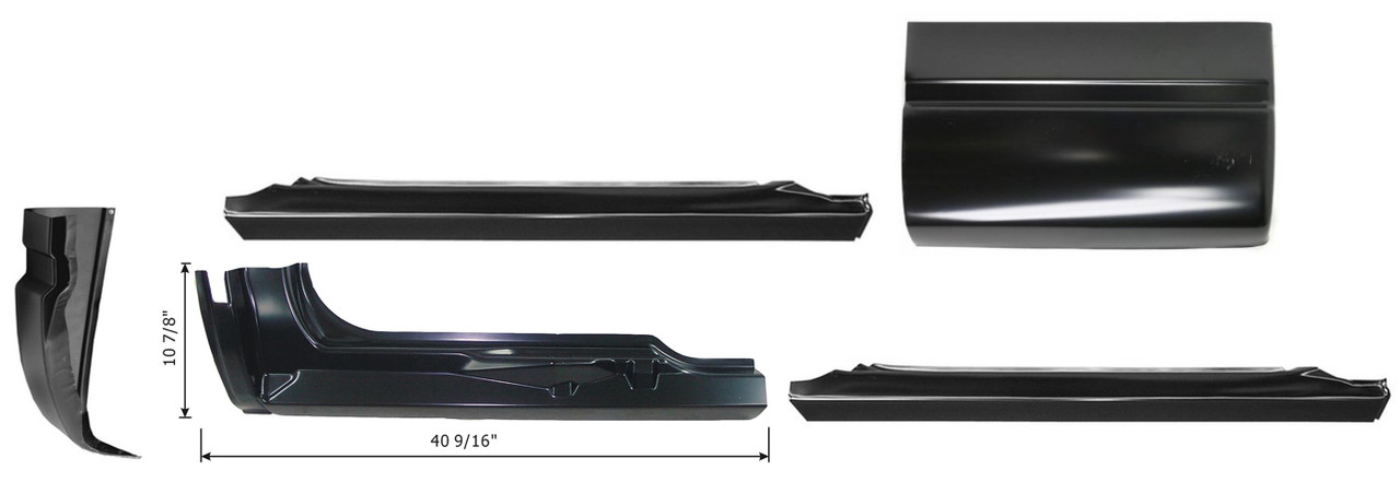 Rocker Panel & Cab Corner Kit 1996-1998 Chevy Gmc Pickup 3 Door Extended Cab img