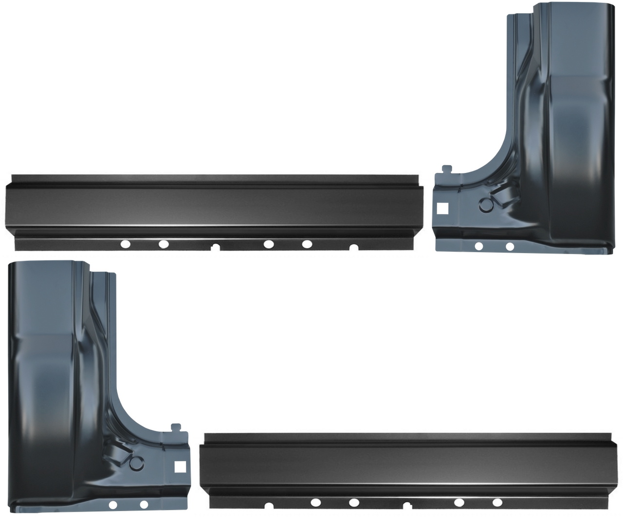1999-2016 Ford Superduty Pickup Rocker Panel/Cab Corner SET-2 Door Std. Cab img