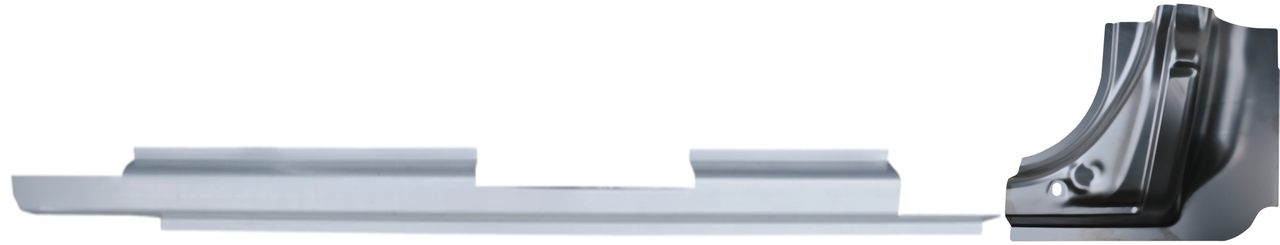 Lh 2000-2004 Dodge Dakota Slip On Rocker Panel Cab Corner 4 Door Crew Cab img