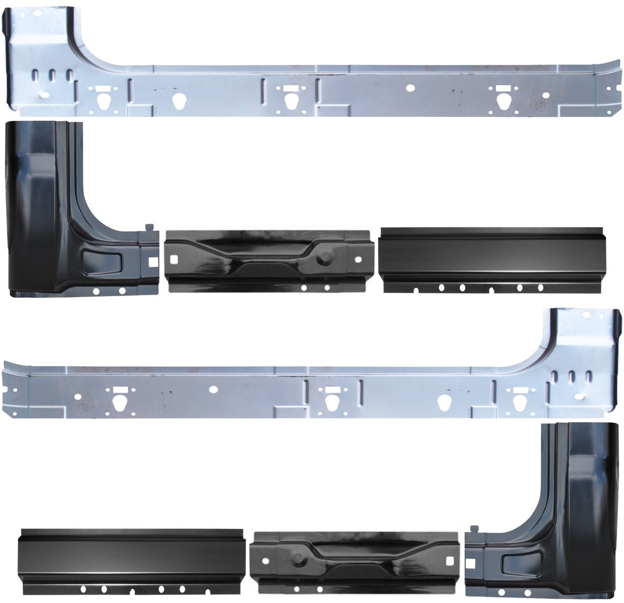 1999-2016 Superduty F250 F350 F450 4 Door Extended Cab 8 Piece Cab Repair Kit img
