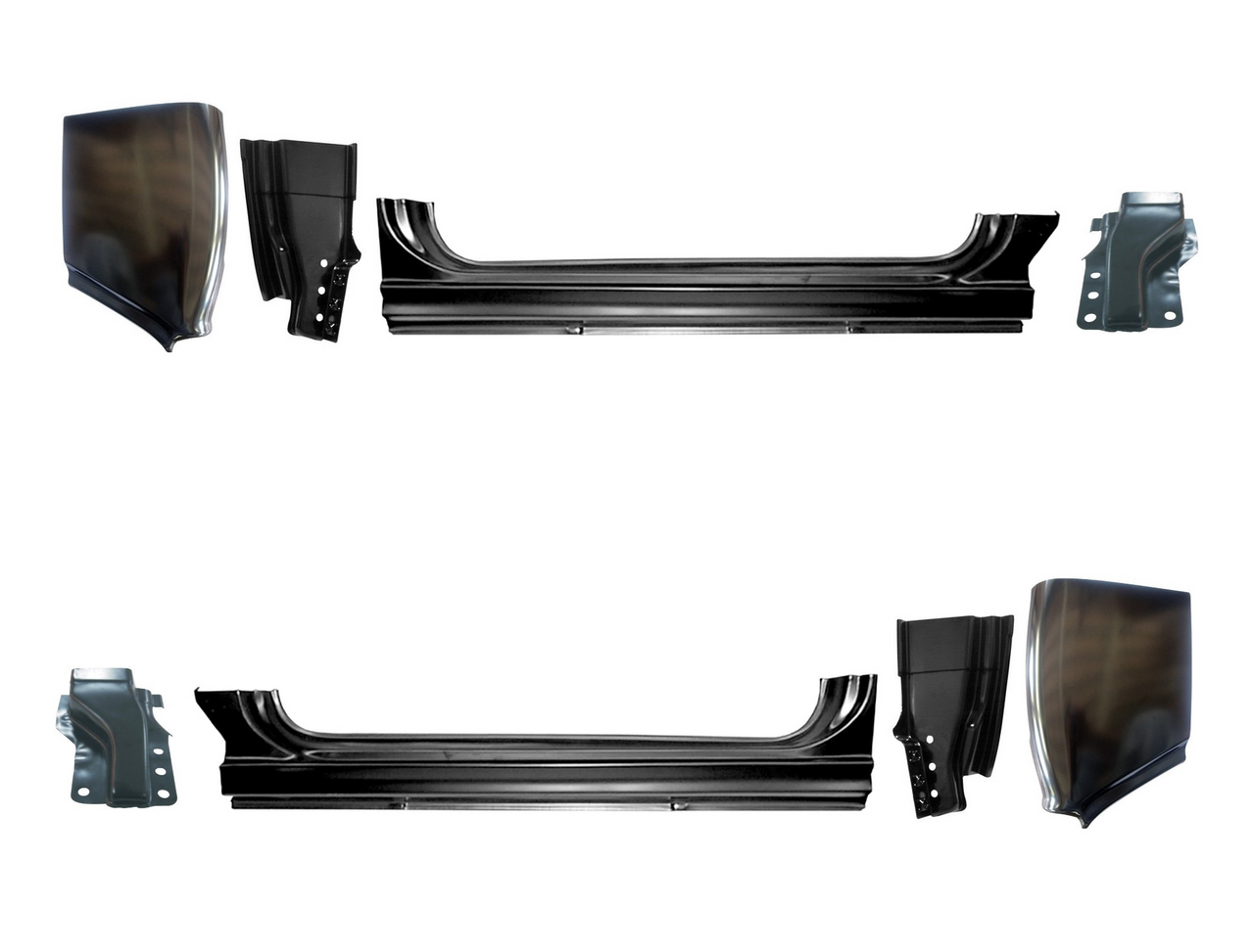 Lh Rh 1960-1966 Chevy Gmc Truck Oe Style Outer Rockers Cab Corners Pillars img
