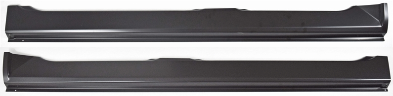 2002-2008 Dodge Ram Pickup Outer Slip On Rocker Panels For 4 Door Quad Cab img