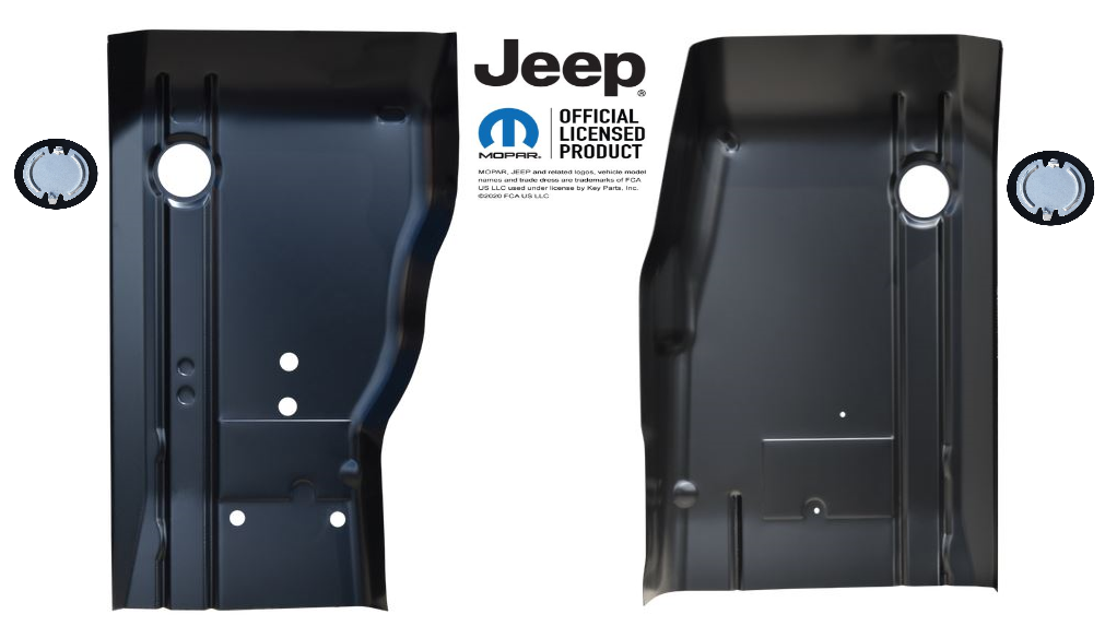 Lh Rh 1984-2001 Cherokee XJ Front Floor Pan Set - Both Sides img
