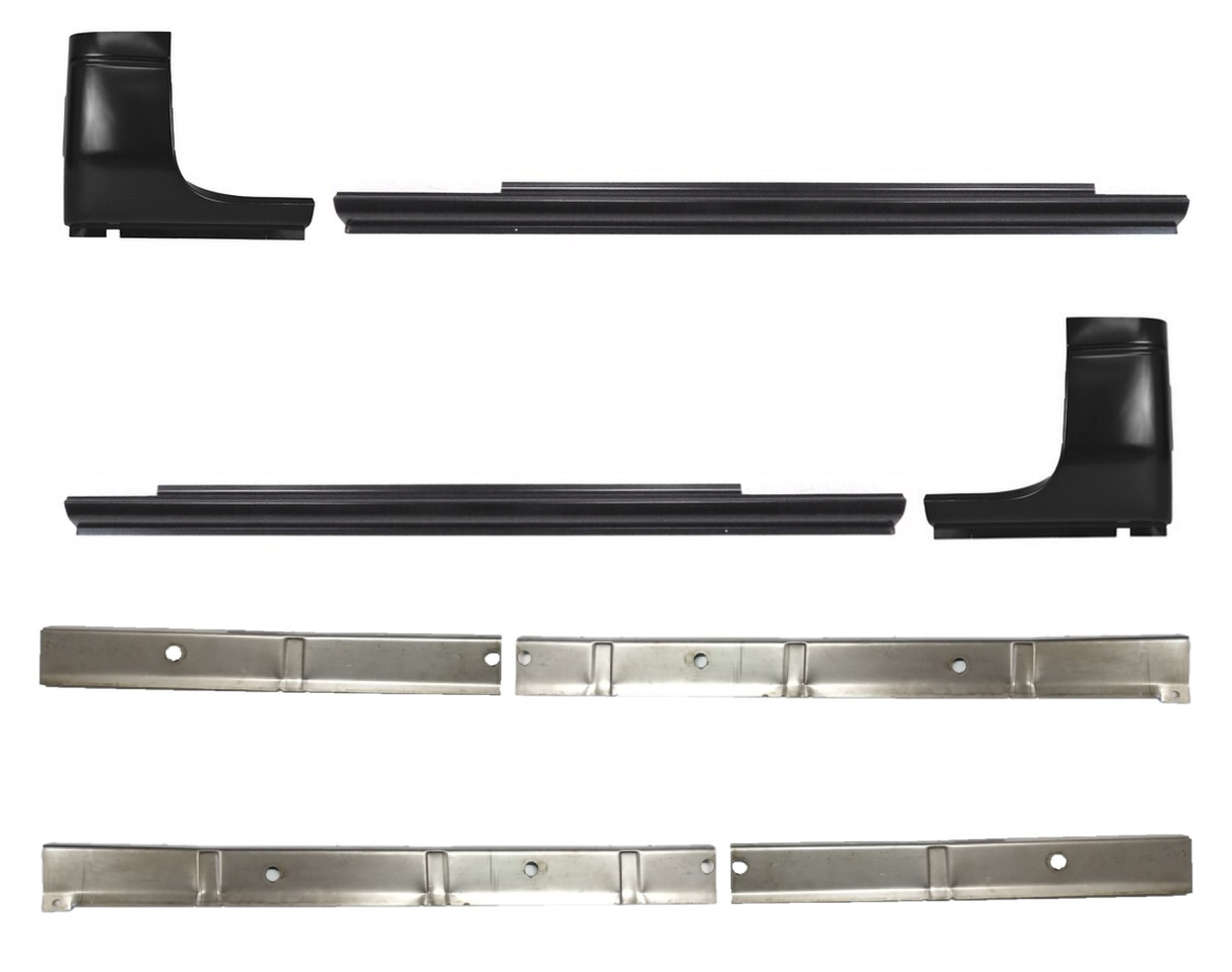 Lh Rh 1998-2001 Dodge Ram Quad Cab Slip-On Rocker Panel Cab Corner Inner Rocker img